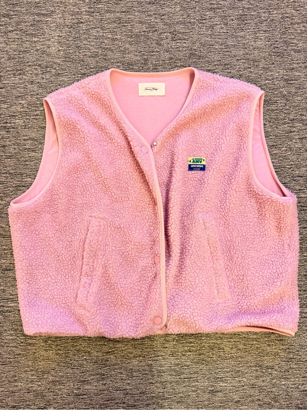 American Vintage sherpa vest